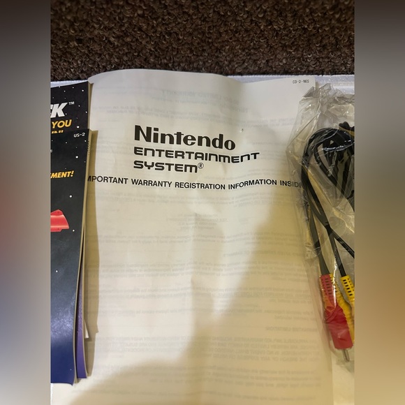 Nintendo Entertainment System Action NES Styrofoam included box only - Picture 8 of 10
